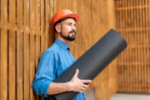 Roll Roofing Guide: Cost, Installation, Pros &Amp; Cons 2 Side View Man With Schematic