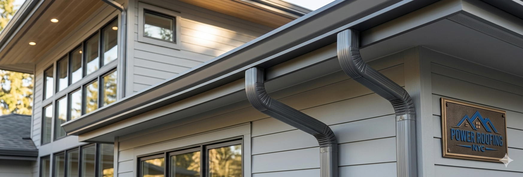 Seamless Vs. Sectional Gutters: Cost, Pros, And Cons 1 Seamless Gutter System