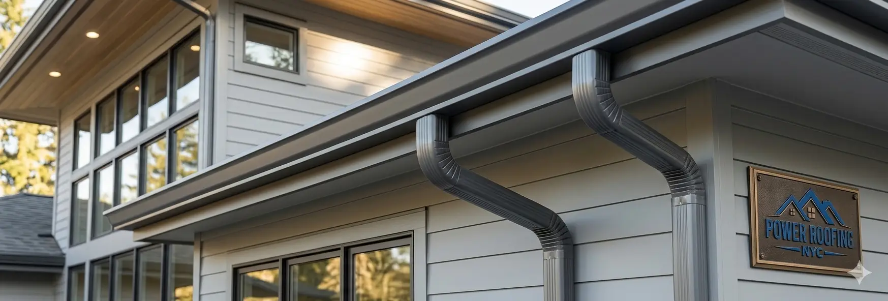 Seamless Vs. Sectional Gutters: Cost, Pros, And Cons 1 Seamless Gutter System