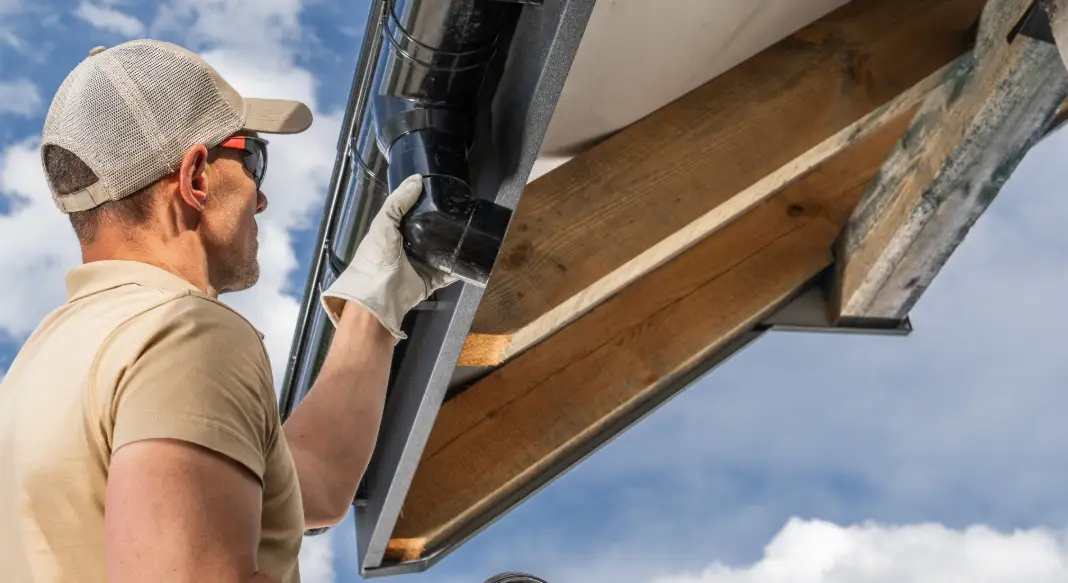 Seamless Vs. Sectional Gutters: Cost, Pros, And Cons 2 Sectional Gutter System